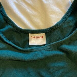 Girls winter green ballet leotard